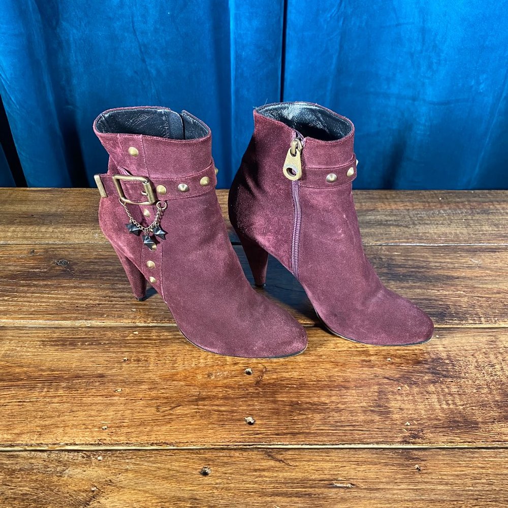 Marc Jacobs Studded Suede Booties w/ Stars - Picture 3 of 13